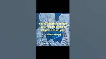 Love is painful is stabbed from your back