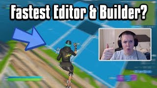 Reacting To The FASTEST Editor In The World! - Fortnite Battle Royale