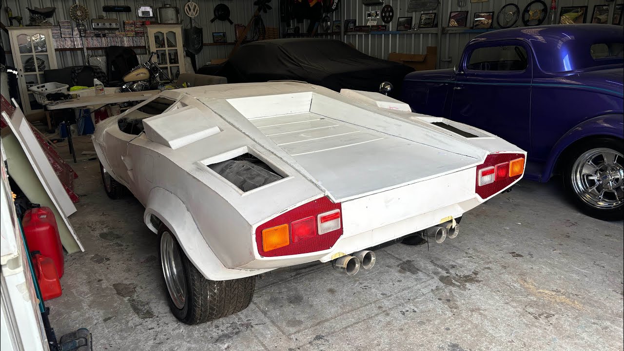Countach build making another body.. - YouTube