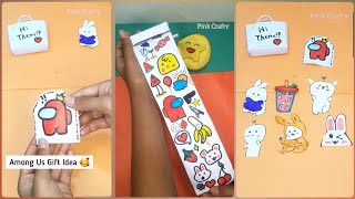 Cute handmade Stickers ~ Among Us gift ideas ~ DIY stickers