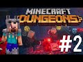 Minecraft Dungeons #2 - Шахты Красного Камня! БОСС! | Elaige