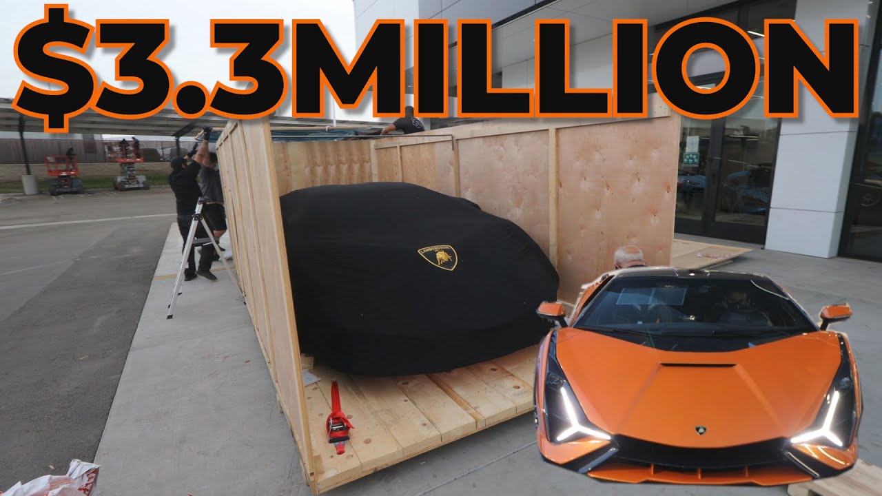 Taking Delivery of the $3.3Million Lamborghini SIAN!! 1st in North America.