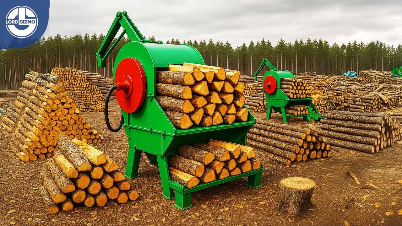 Next Level Wood Cutting: The Fastest Firewood Processing Machines Ever ...