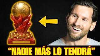 MESSI WINS THE SUPER BALLON D'OR! THE LAST TROPHY HE NEEDS