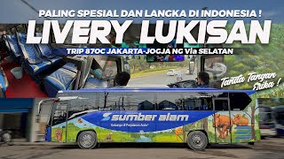 [THIS BUS LIVERY IS THE MOST UNIQUE IN INDONESIA!] WALKING CANVAS Trip Sumber Alam 87 OC Livery P...