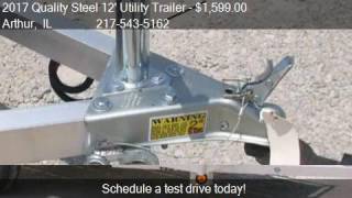 2017 Quality Steel 12' Utility Trailer Aluminum Framed for s