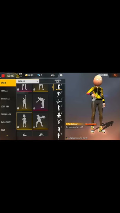 RONALDO CELEBRATION EMOTE IN FREE FIRE