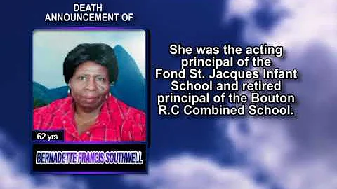 Bernadette Francis Southwell  short
