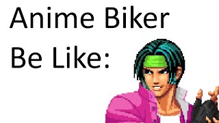 Cringe Anime memes but replaced with Biker [Hotline Miami]