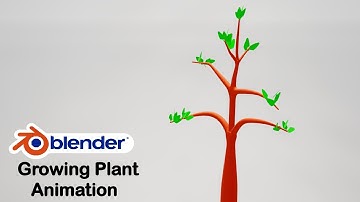 Blender 3.2 tutorial - Growing plant animation tutorial for beginner || Blender tutorial ||