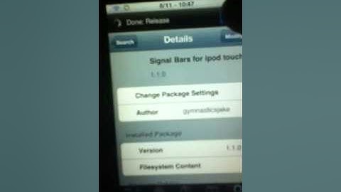 How to get AT&T signal bars on iPod touch