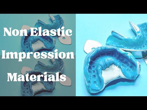 Non Elastic Impression Materials, Dental Materials