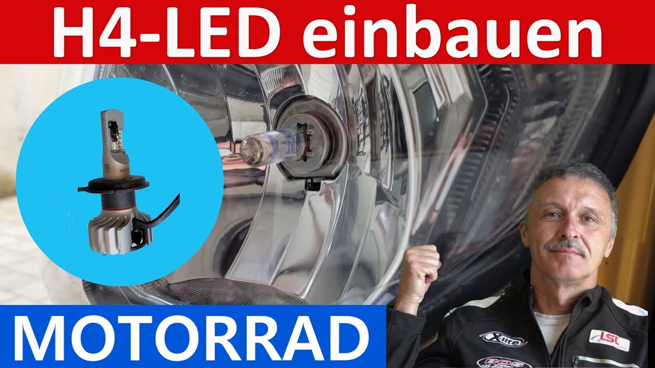 Motorrad - H4 LED nachrüsten, Beispiel YAMAHA MT-09 