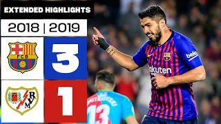 Kai SUÁREZ užbaigė žaidimą stilingai ✨ | FC Barcelona 3-1 Rayo Vallecano 2018/19