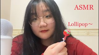 ASMR | Lollipop Eating & Trigger Words & Tracing ~ guaranteed tingles :)