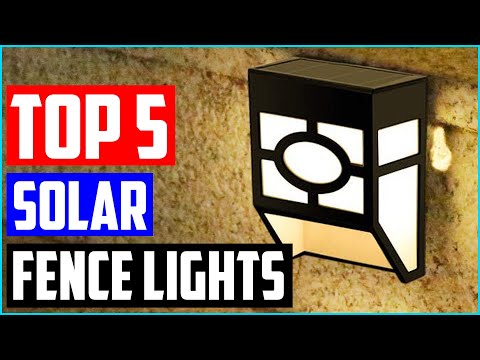 Best Solar Fence Lights [Top 5 Picks]