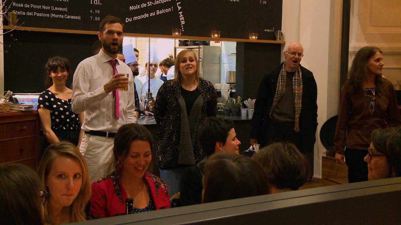 Flashmob : Passion St Jean - Bach, Brasserie de Montbenon, Lausanne