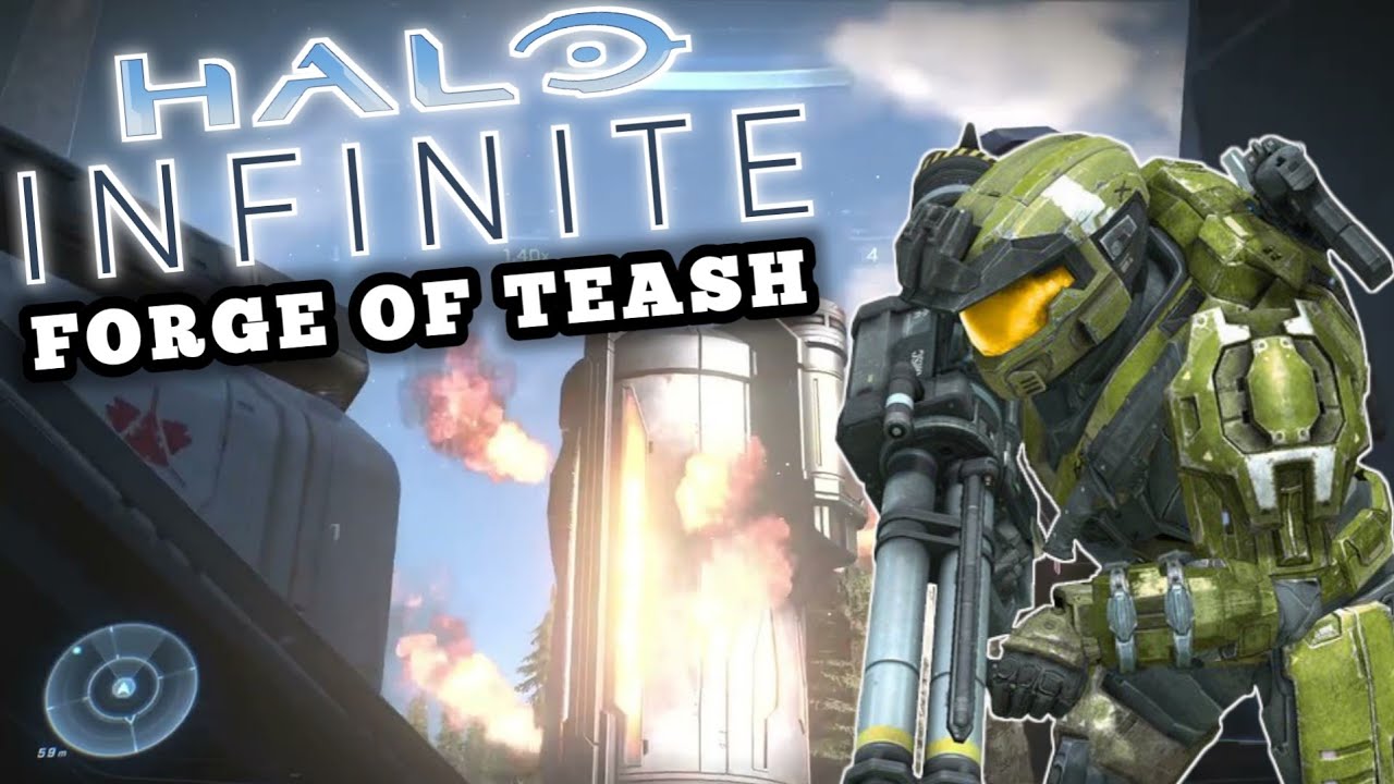 Halo Infinite Forge Of Teash [Sabotage Repair Bays] - YouTube