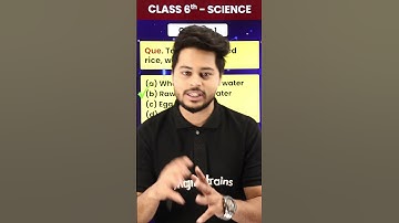 To Prepare Boiled Rice We Must Take | Class 6th Science Chapter 1 #shorts