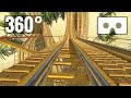 [360 video] Roller Coaster VR Box POV Disney Aladdin Desert Racer Fights PSVR Google Cardboard