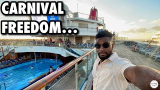 My First Day On Board The Carnival Freedom Cruise Ship (Superbowl Cruise)