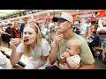 Eating at street markets in south korea  everyone loves story