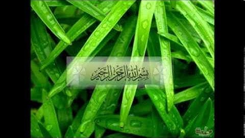 Sourate Alfatiha سورة الفاتحة بصوت المقرئ عمر القزابري
