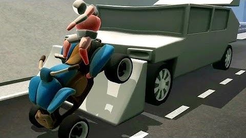 Turbo Dismount Die Hard 01 - Slow Motion Crashes