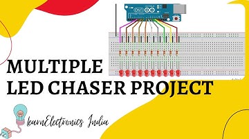 Multiple Led Chaser Project| Diwali Lighting Project | Home Decor Lighting Project | Arduino Project