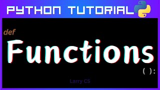 Defining Functions - Python Tutorial (No.14)