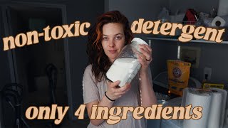 4 Ingredient NON-TOXIC laundry detergent