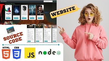 How To Make A Website Using HTML CSS JavaScript & Node Js with Source Code | Node Js Project Code
