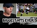 Rugby Player Reacts to The BIGGEST HITS In American Football History!