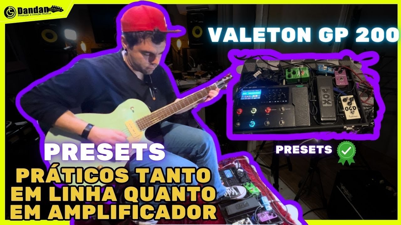 Presets valeton gp 200 Desempenho garantido em linha e Amplificador ...