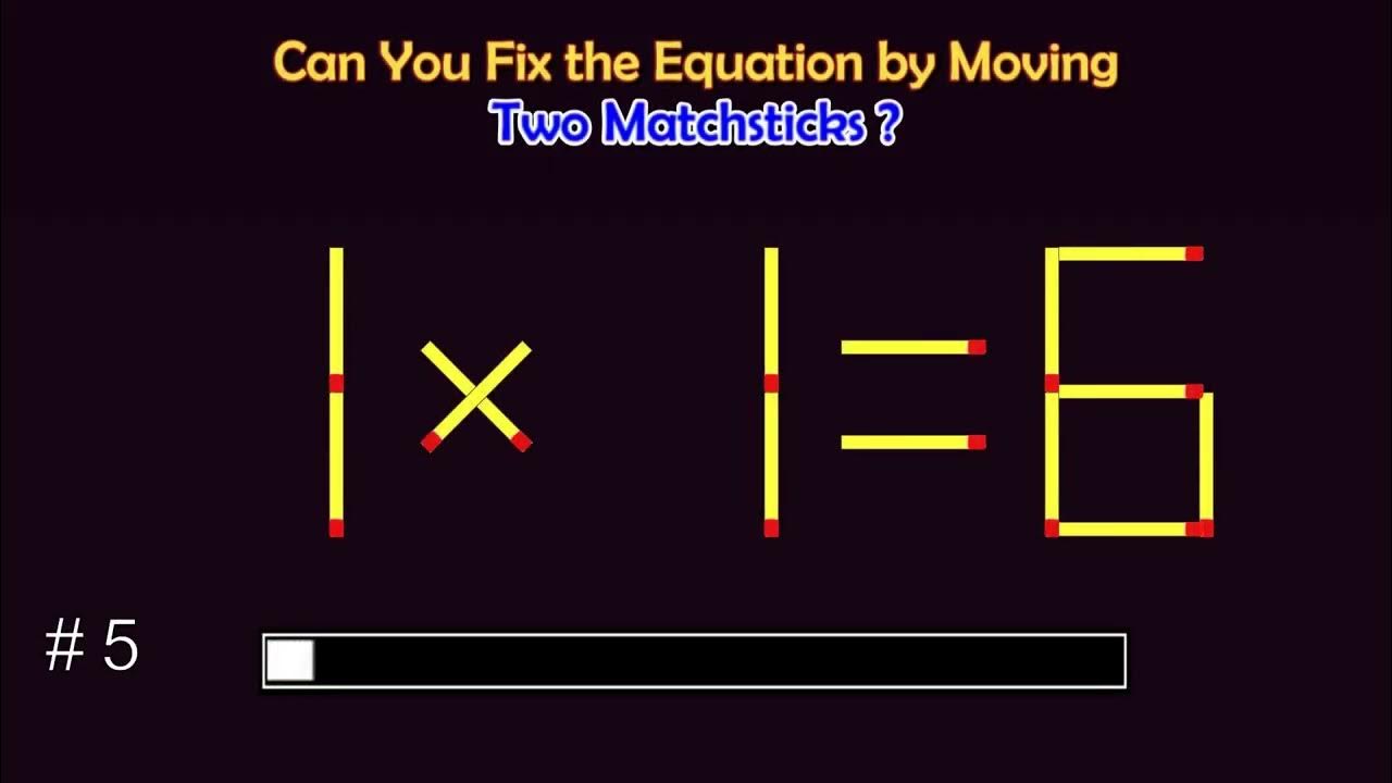 Brain Teaser: 1-3=4 Move 2 Matchsticks To Make This Equation Right