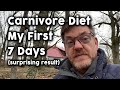 Carnivore diet  surprising changes in my first 7 days latvian homestead update