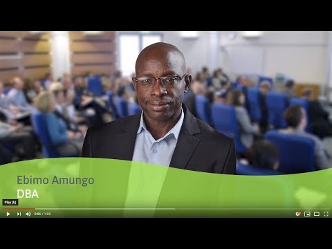 Meet EBS MBA And DBA Graduate Ebimo Amungo, Who Studied By Distance Learning.