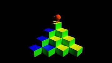Q*bert in RTX | Blender 3.0 Animation #shorts #blender #animation #3d #qbert #rtx