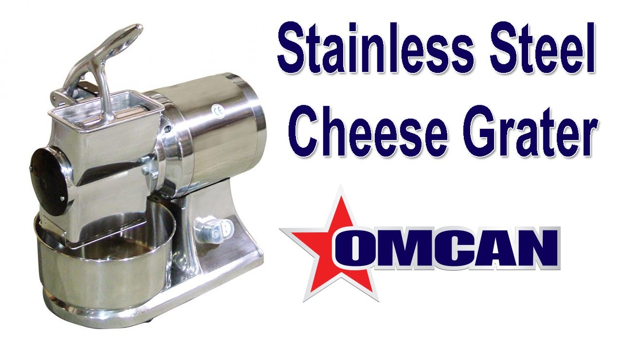 Omcan 1 HP Electric Hard Cheese Grater S/S Microswitch 11405