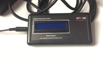 mazda rotary engine compression tester - rx8 compression test