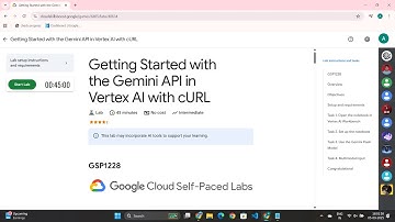 Getting Started with the Gemini API in Vertex AI with cURL |NEW&EASY| #GSP1228 #qwiklabs #arcade 🤖✨