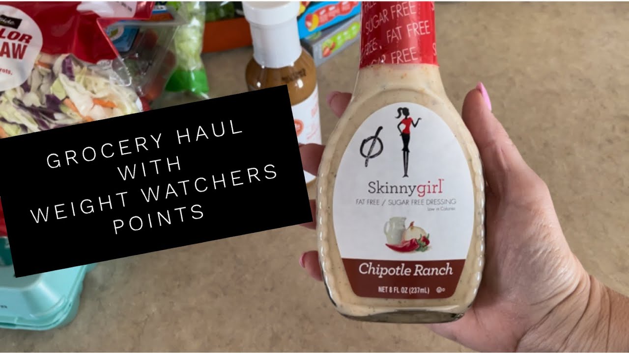 Walmart Grocery Haul with Weight Watchers Points YouTube
