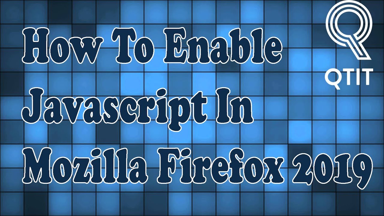 how to enable javascript firefox windows 10