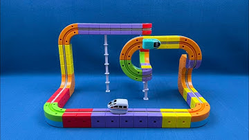 8 Min Satisfying Maglev Unboxing: Anti-Gravity High-Speed Train & DIY Blocks ASMR | Toy Review