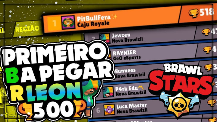 FUI O PRIMEIRO BRASILEIRO A COLOCAR O LEON NOS 500 TROFÉUS!