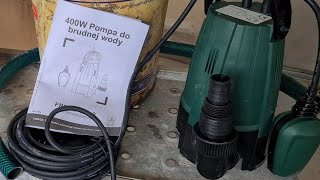 JAK DZIAŁA POMPA DO BRUDNEJ WODY? Pompa automatyczna z pływakiem do studni, oczka wodnego, zbiornika
