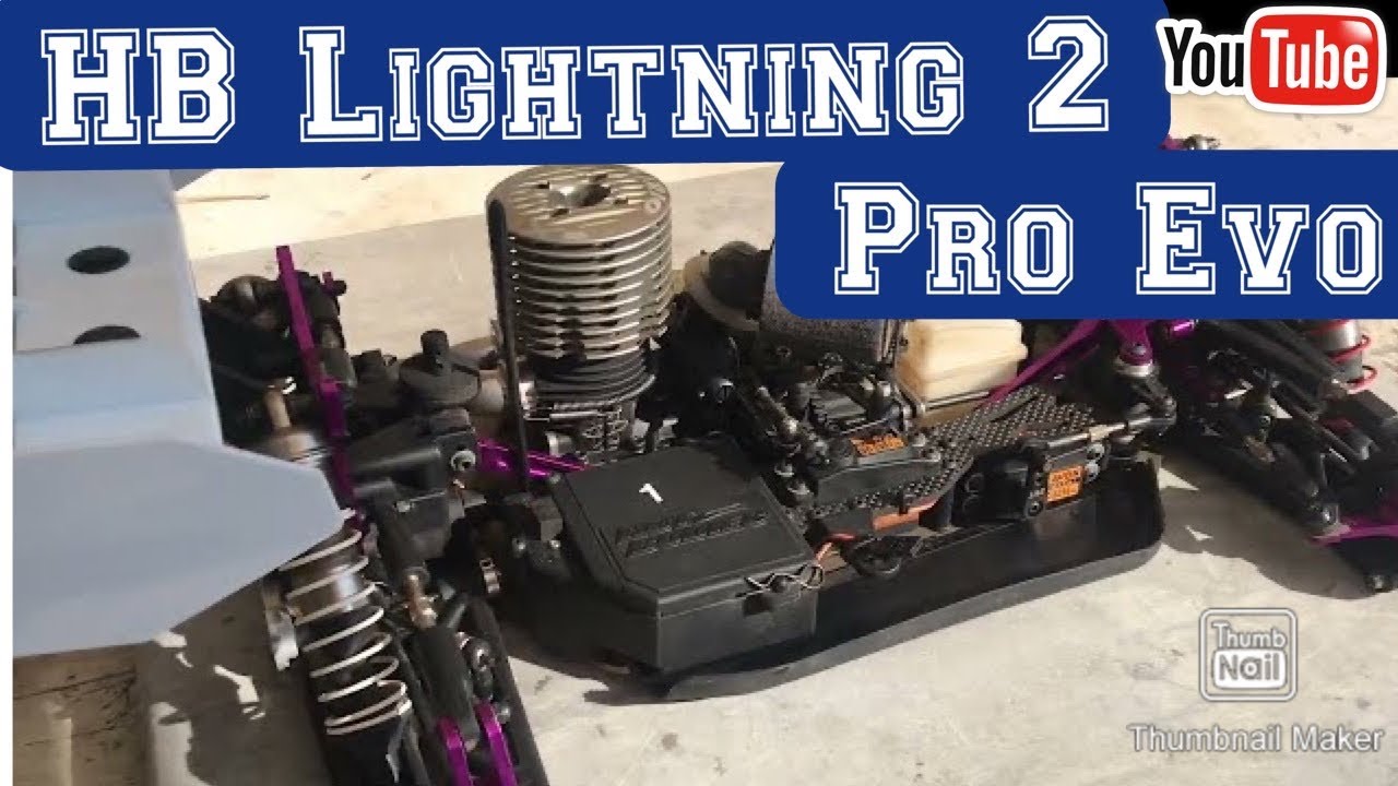 🔵 PRESENTATION HOT BODIES LIGHTNING 2 PRO EVO de 2005 HB BUGGY 1/8