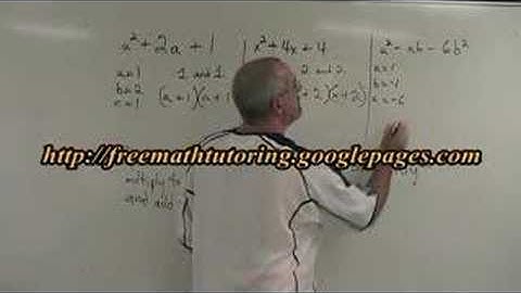 Factoring: Simple Trinomial