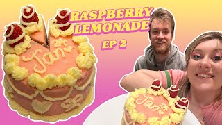 making cakes until we're good enough to make our own wedding cake - ep 2: raspberry lemonade cake