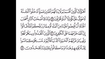 سورة الأعراف من الآية 44 إلى الآية 51 بصوت القارىء الشيخ هانى الرفاعى